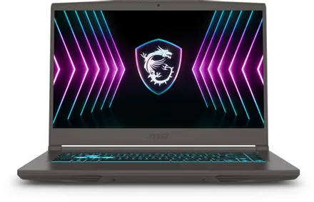 Ноутбук MSI Thin 15 B2RVE-3450XRU (9S7-16R831-3450) Intel Core 5 210H/​16Gb/​SSD512Gb/​RTX4050 6Gb (45W)/​15.6"/​IPS/​FHD/​1920x1080/​NoOS/​Cosmos Gray