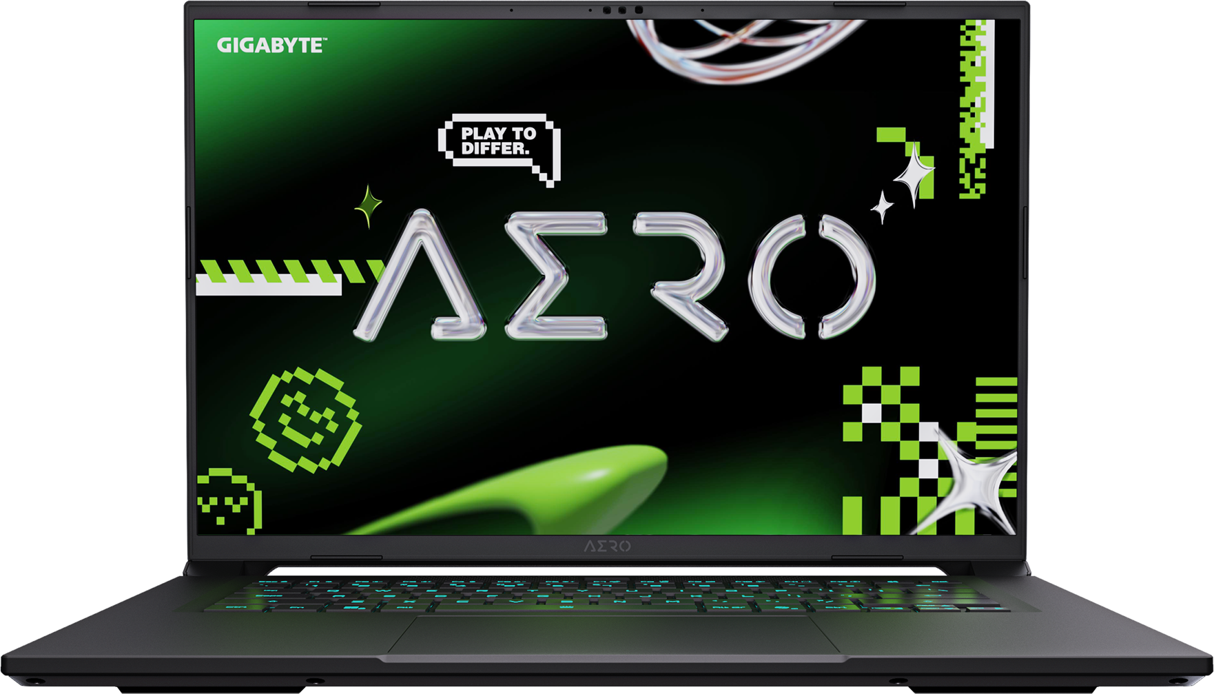 Ноутбук Gigabyte AERO X16 (1VH93KZC94AD) 1VH AMD Ryzen AI 7 350/​16Gb/​SSD1Tb/​RTX5060 8Gb/​16"/​IPS/​WQXGA/​2560x1600/​165Hz/​NoOS/​Space Gray