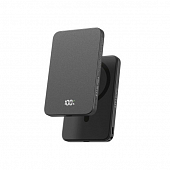 Внешний аккумулятор Breaking Slim, USB-C, 5 000 mAh, 3.0A, 20W, Mag•Safe, PD, LED (Черный)