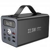 Аккумулятор внешний резервный HOCO J138 Distant 22.5W+PD20W+DC12V multi-function power bank(60000mAh) black