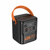 Аккумулятор внешний резервный HOCO J152 Pro Tough PD65W+light (80000mAh) (чёрный)